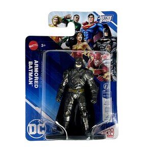 DC Comics Armored Batman Micro Figure 3” Mattel Justice League Toy NIP